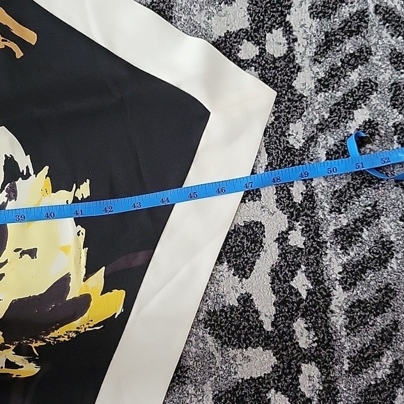 MARIE SAINT PIERRE Asymmetrical One Shoulder Graphic Dress XS - Picture 10 of 10